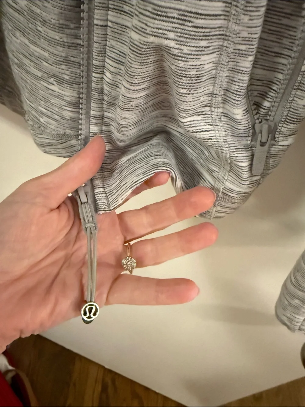 lululemon athletica Gray Heather Full-Zip Utility Jacket